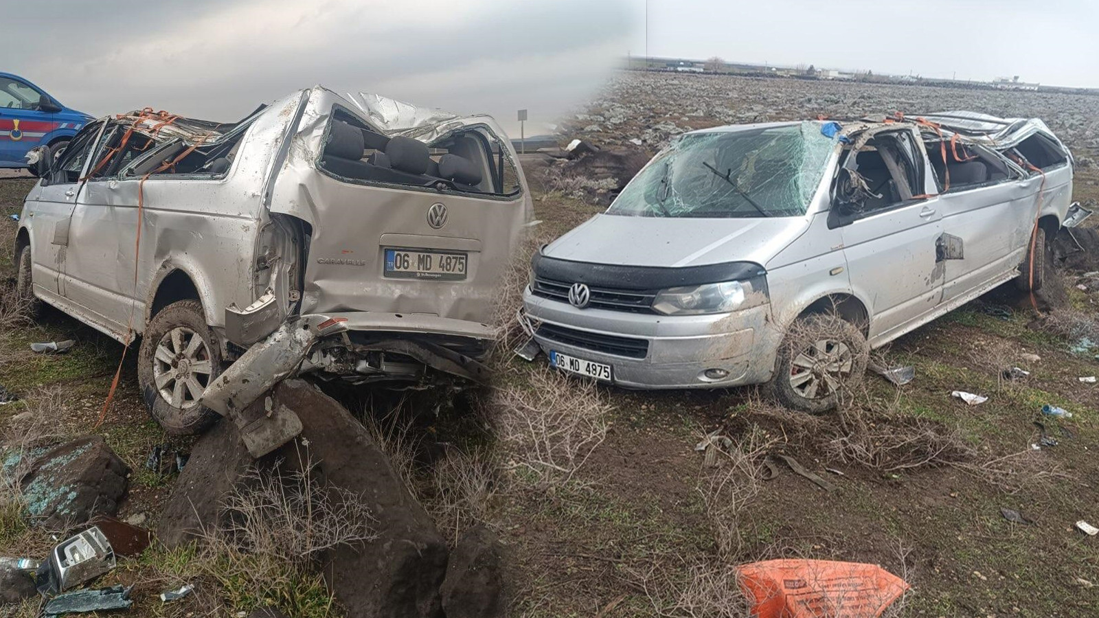 Şırnak'ta minibüs takla attı: 2 ölü, 6 yaralı