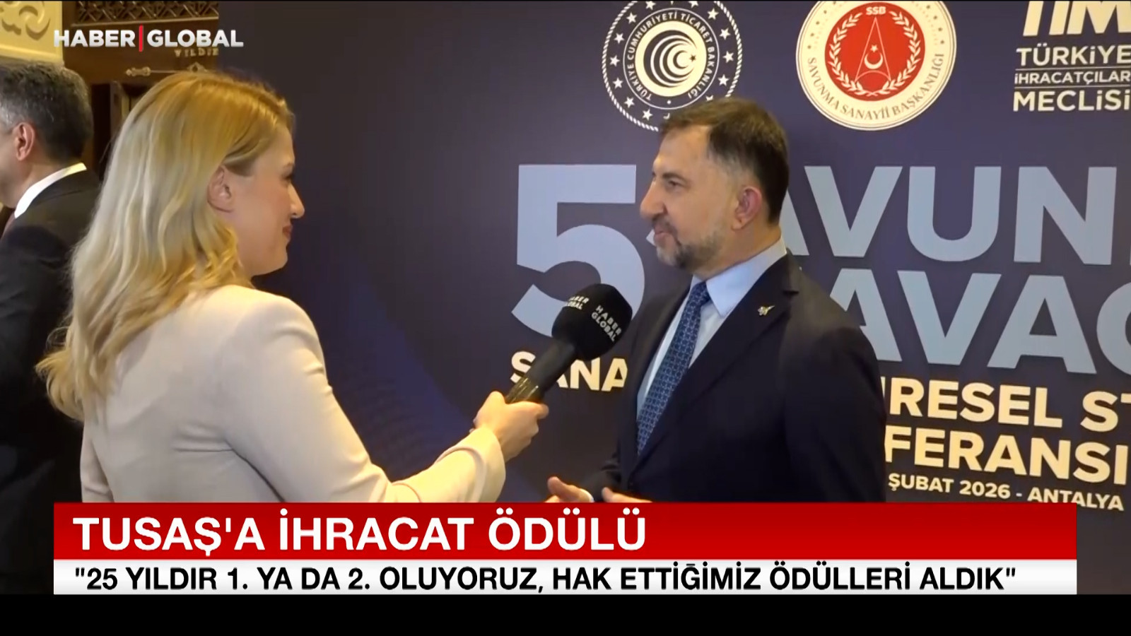 TUSAŞ'a ihracat ödülü