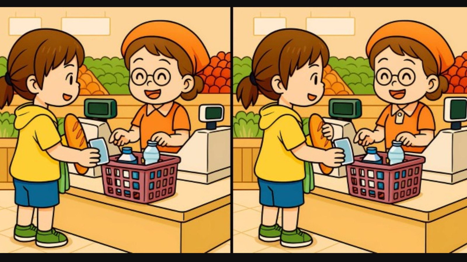 Alışveriş yapan iki kız arasındaki farkları bulan dahi çıkıyor