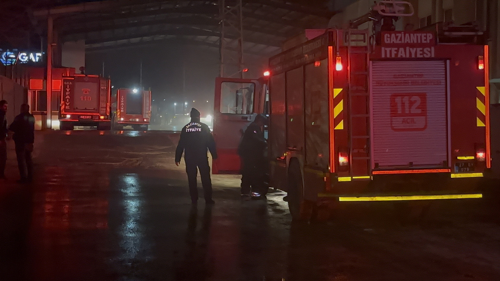 Gaziantep’te makarna fabrikasında yangın