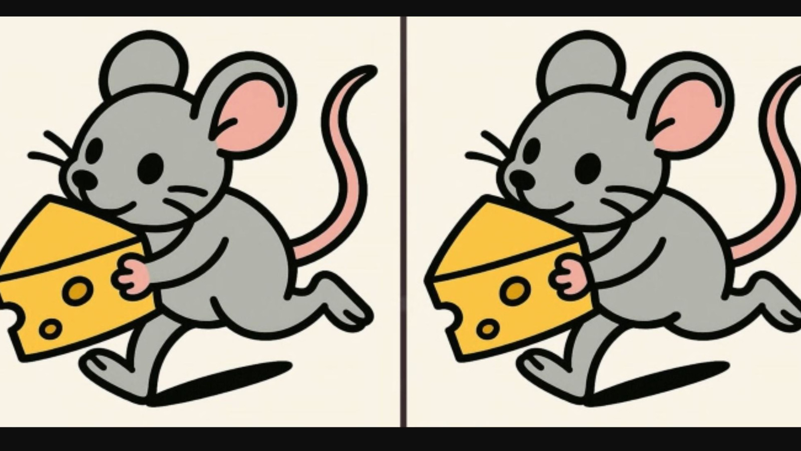 iki fare arasındaki 3 farkı sadece yüksek IQ'su olanlar buluyor