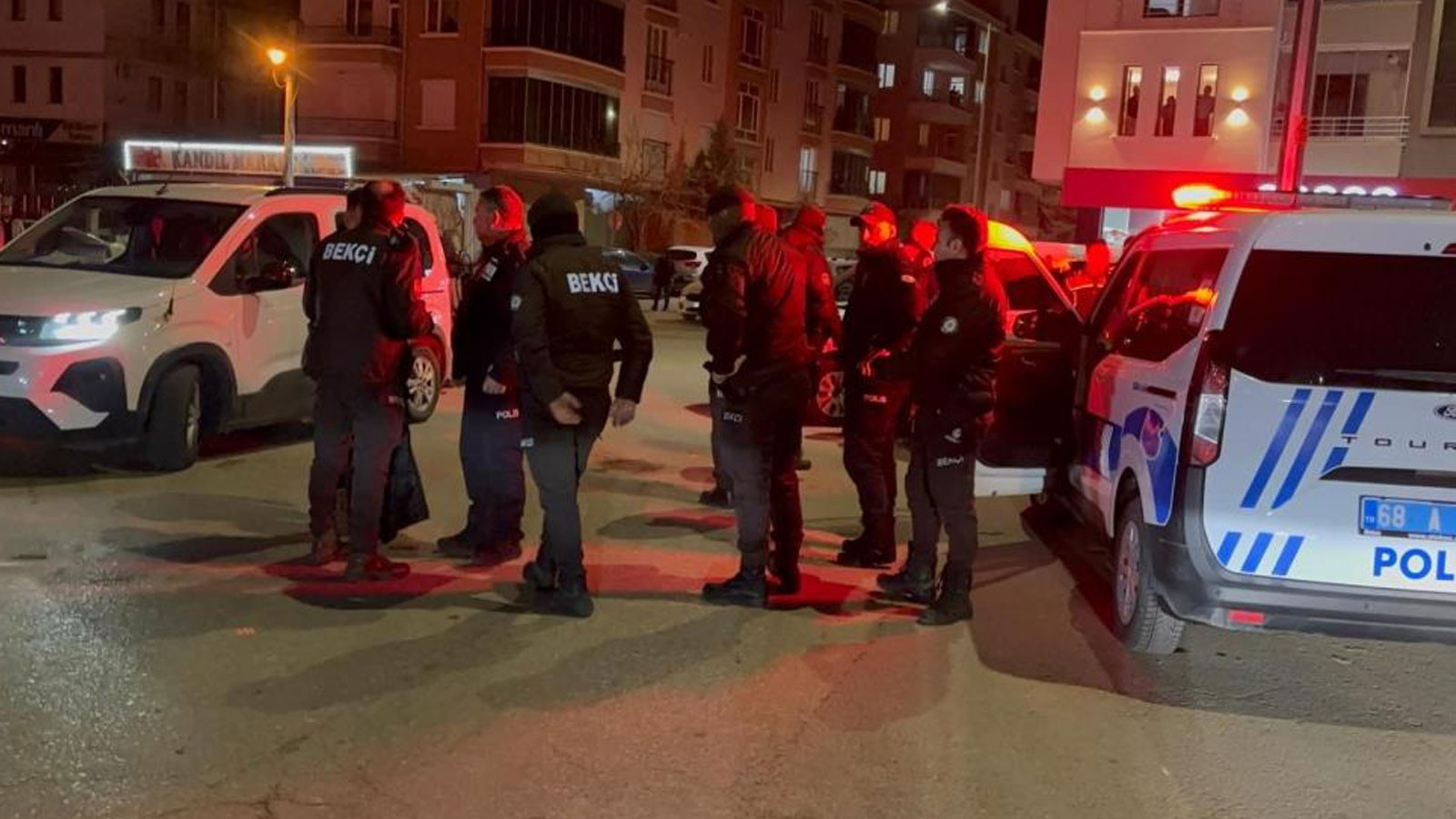 Aksaray'da trafik kazası sonrası ortalık karıştı