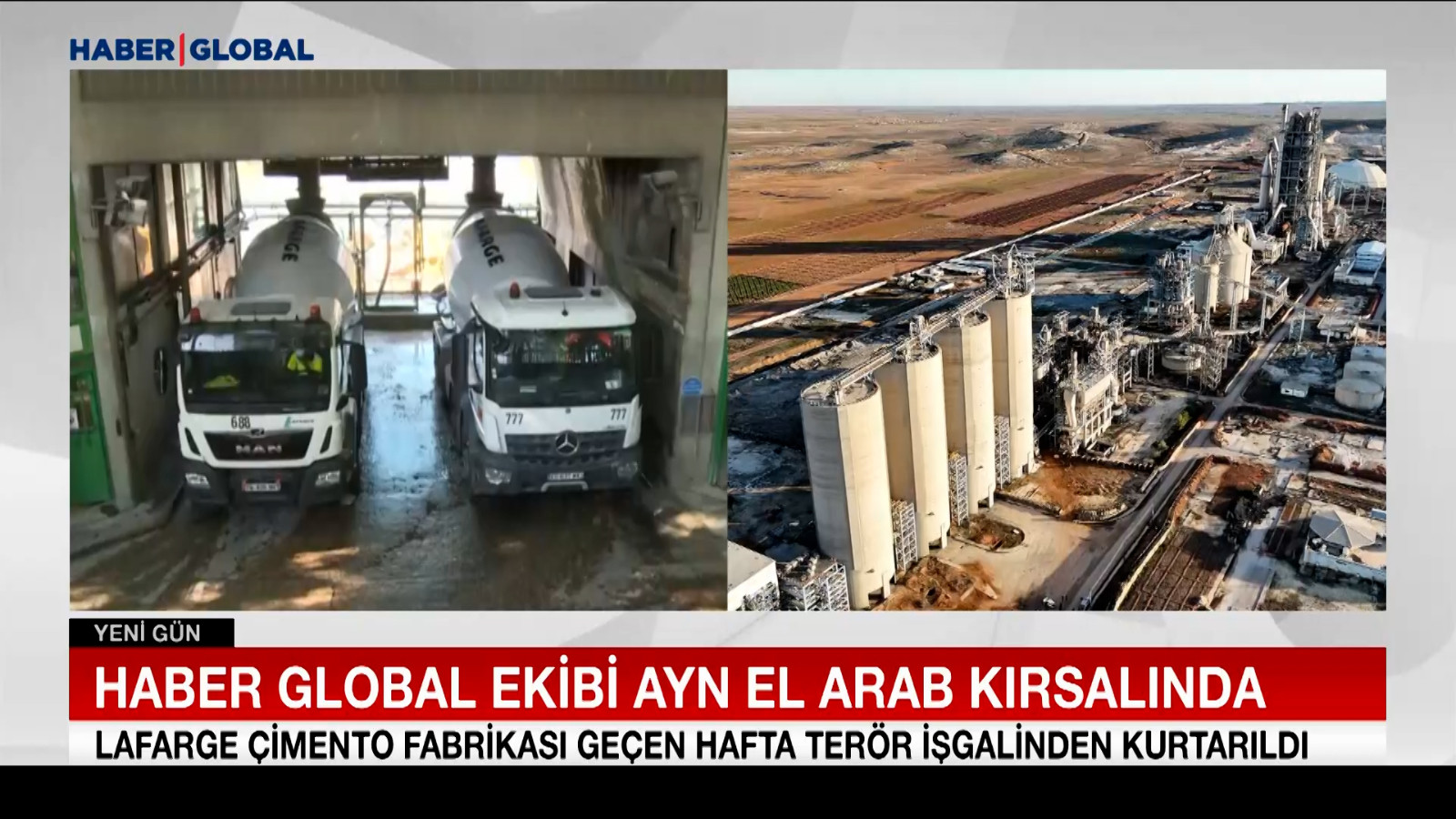 Lafarge Fabrikası işgalden kurtarıldı