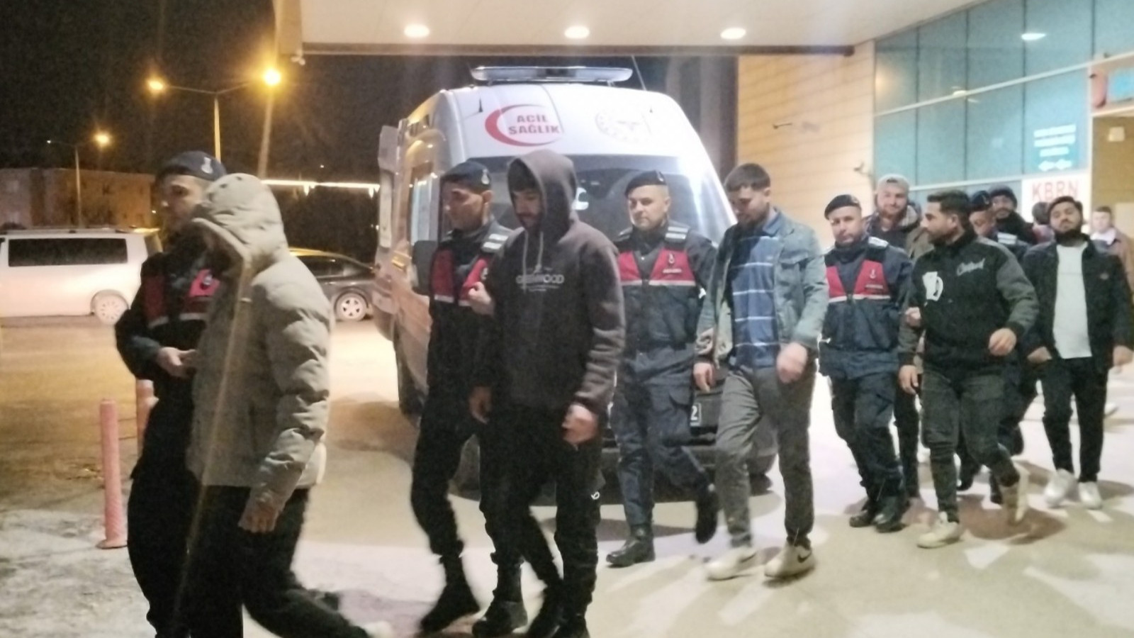 Bursa'da 7 kaçak göçmen yakalandı 