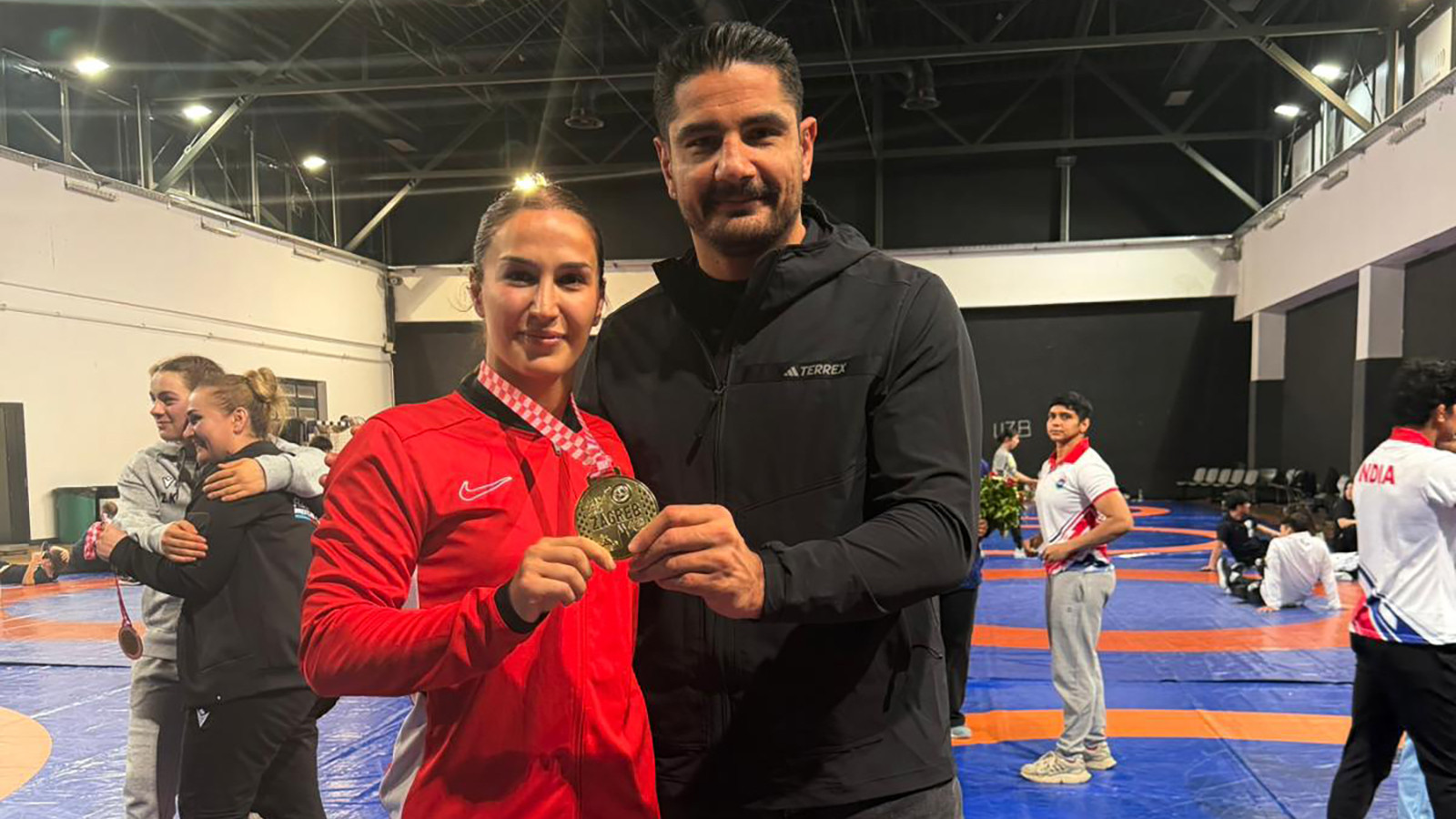 Milli güreşçi Buse Tosun Çavuşoğlu, Zagreb Open'da şampiyon oldu