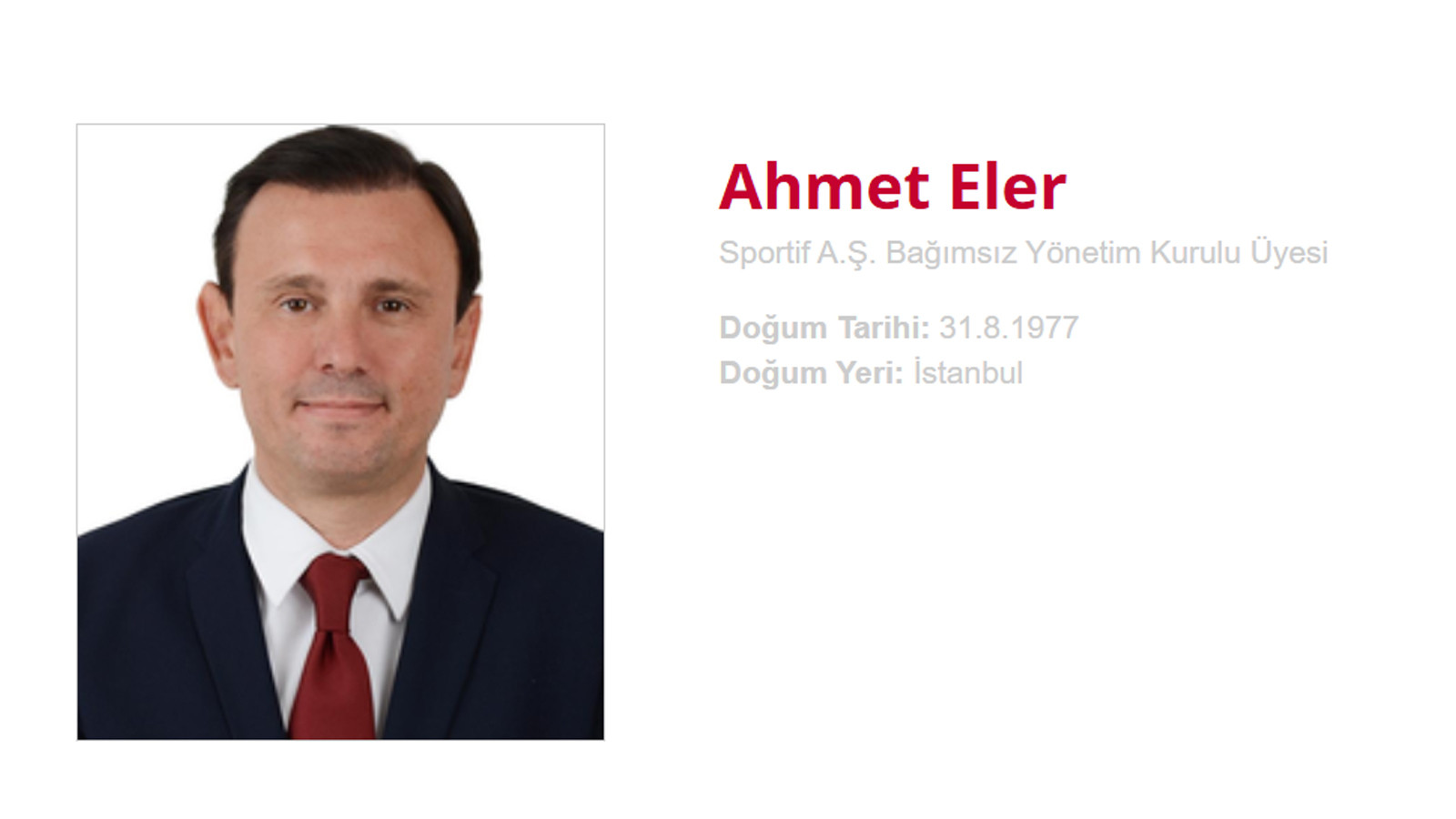 Galatasaray'da Ahmet Eler istifa etti