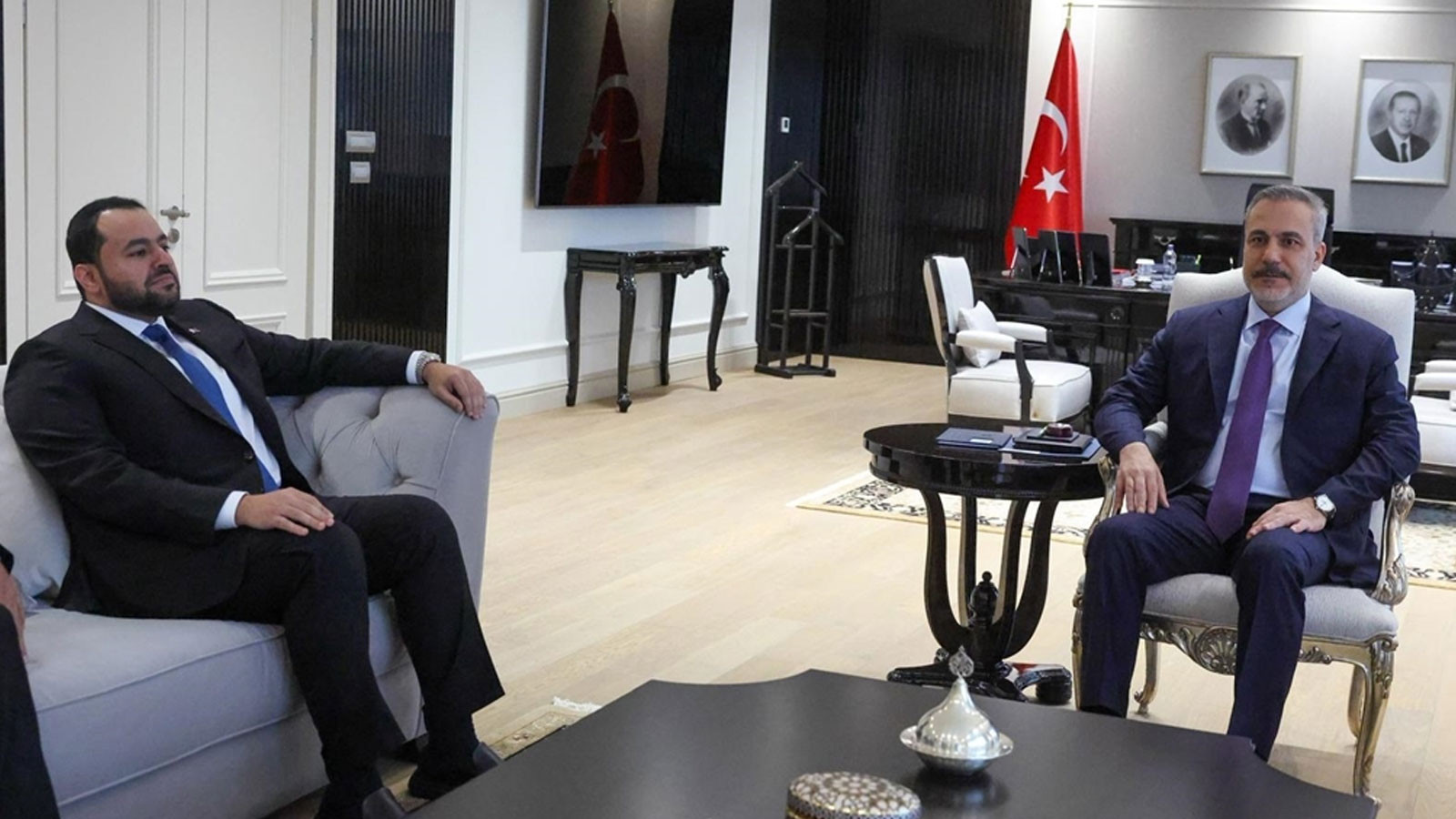 Bakan Fidan, Katar Devlet Bakanı Al-Khulaifi ile görüştü