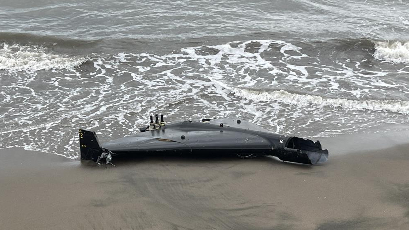 Ordu'da sahilde İHA parçası bulundu