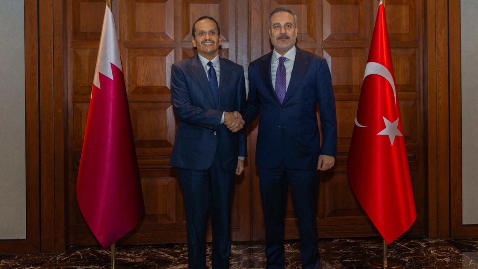 Bakan Fidan, Katarlı mevkidaşı Al Thani ile bir araya geldi