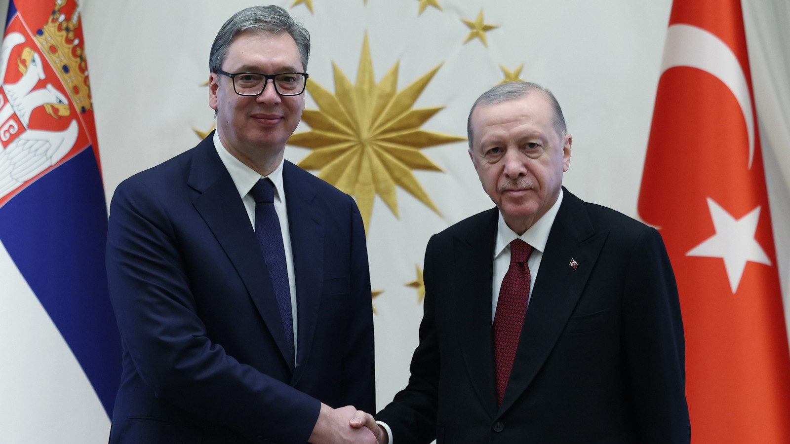 Cumhurbaşkanı Erdoğan, Sırbistan Cumhurbaşkanı Vucic ile bir araya geldi