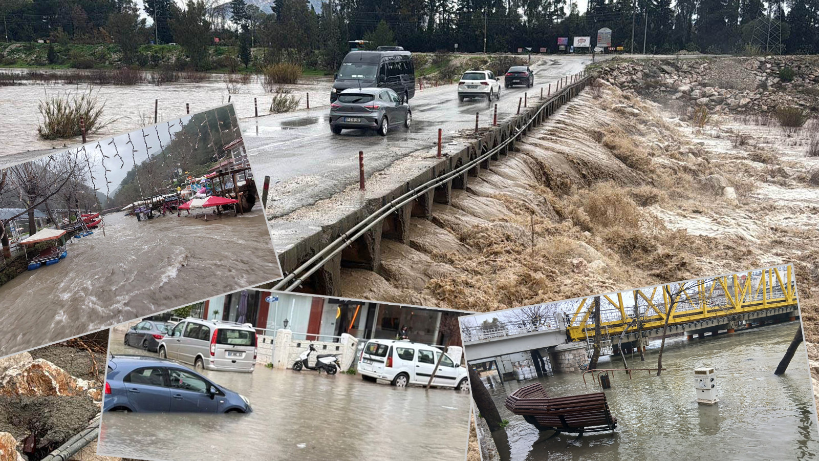 Antalya'yı sağanak vurdu: Bir yılda yağan yağmur, 40 günde yağdı!