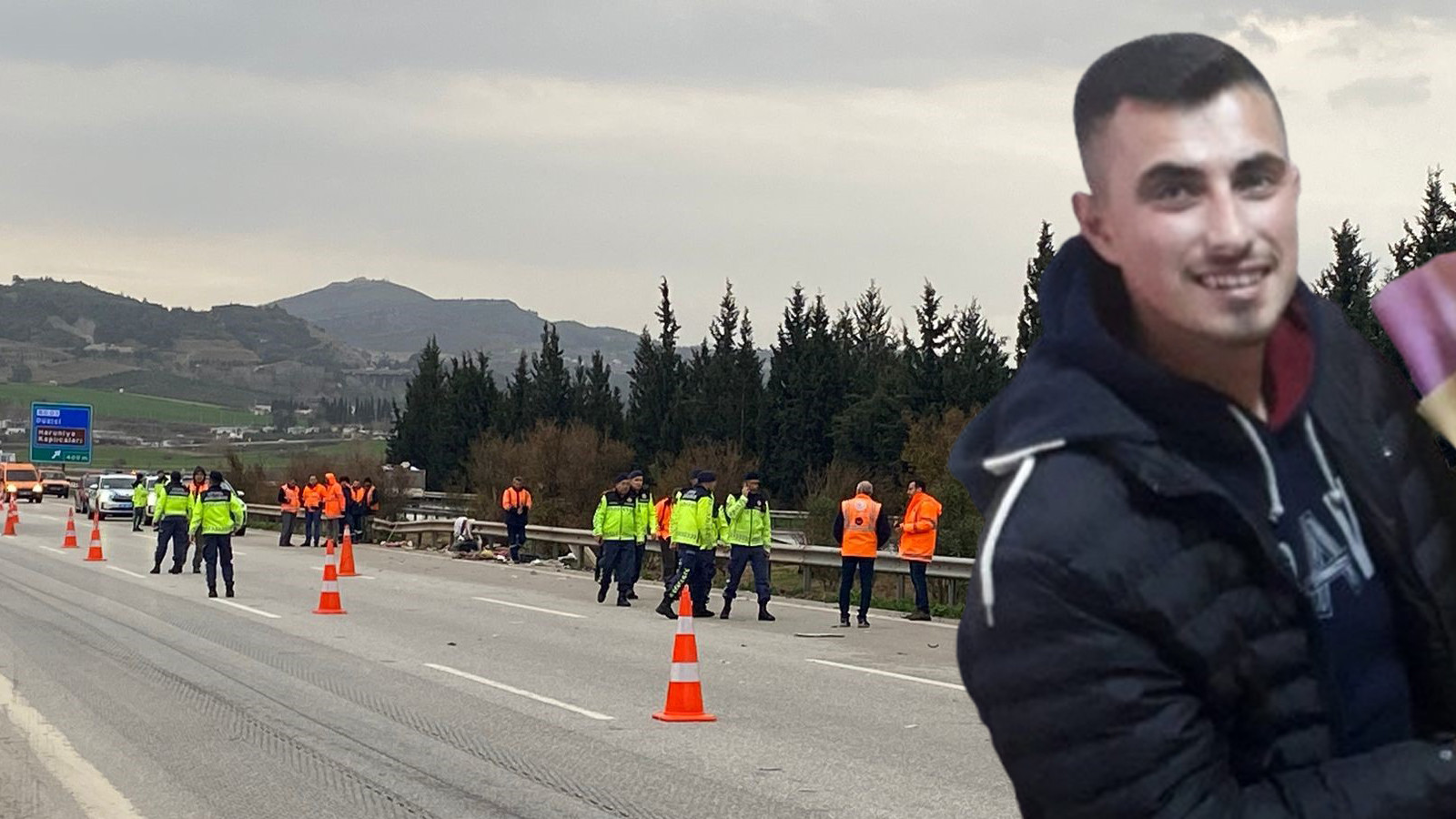 Otoyolda korkunç ölüm... Kaza kalıntılarını temizlerken araç ezdi!