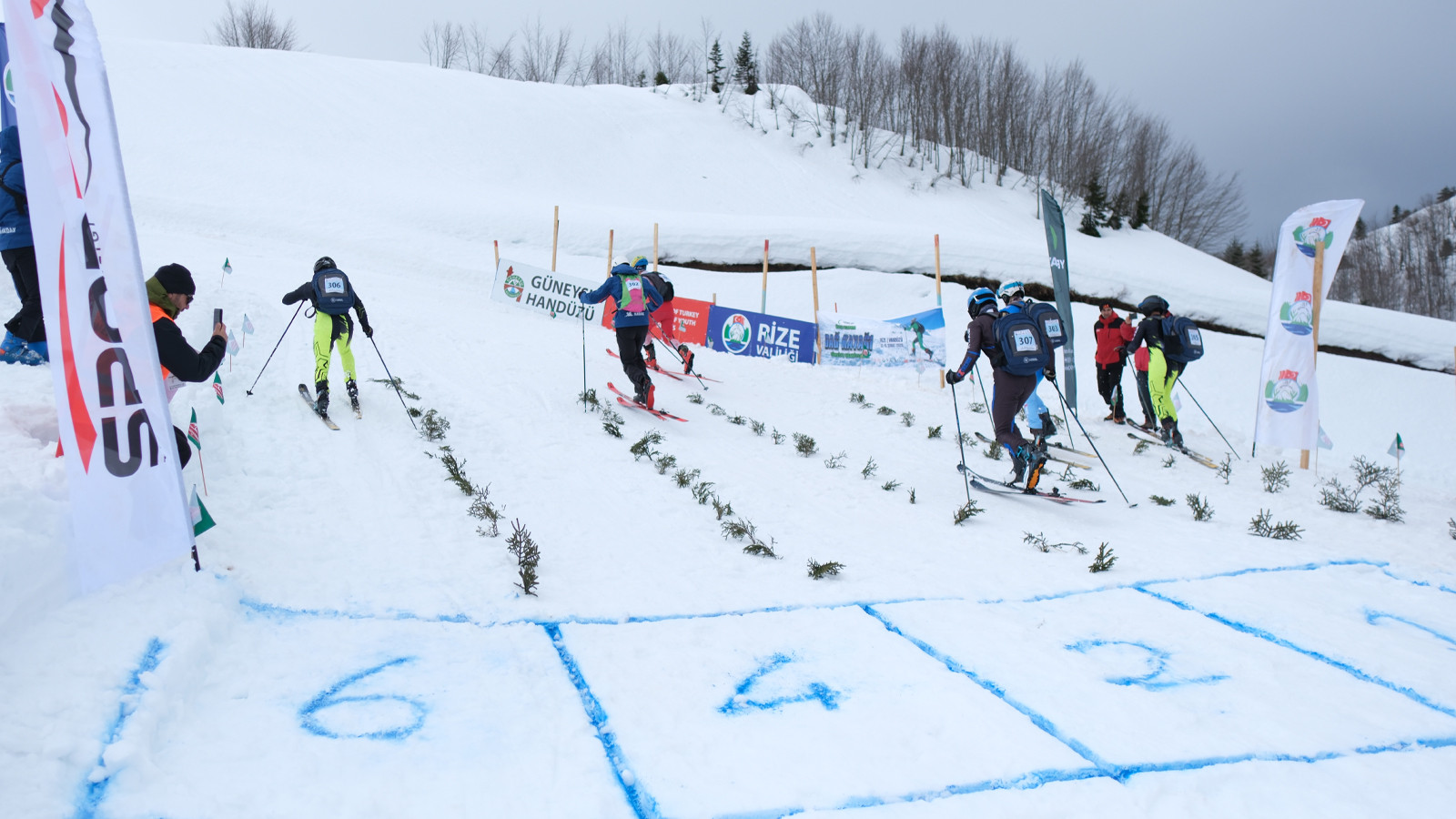 Dağ Kayağı Türkiye Şampiyonası Rize’de başladı