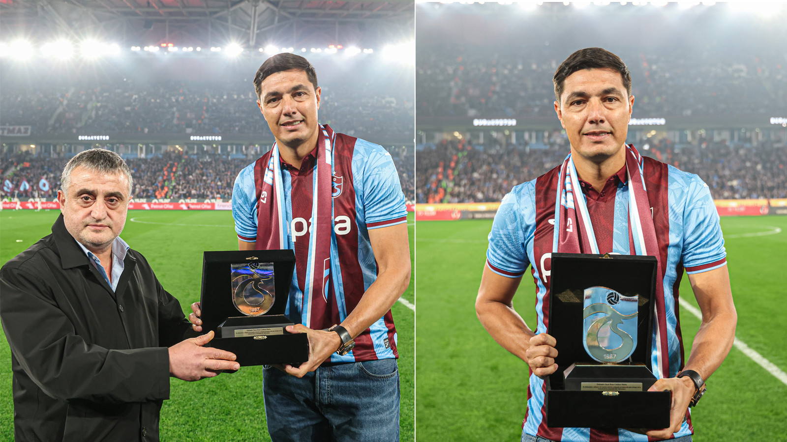 Trabzonspor, Oscar Cardozo'ya plaket verdi