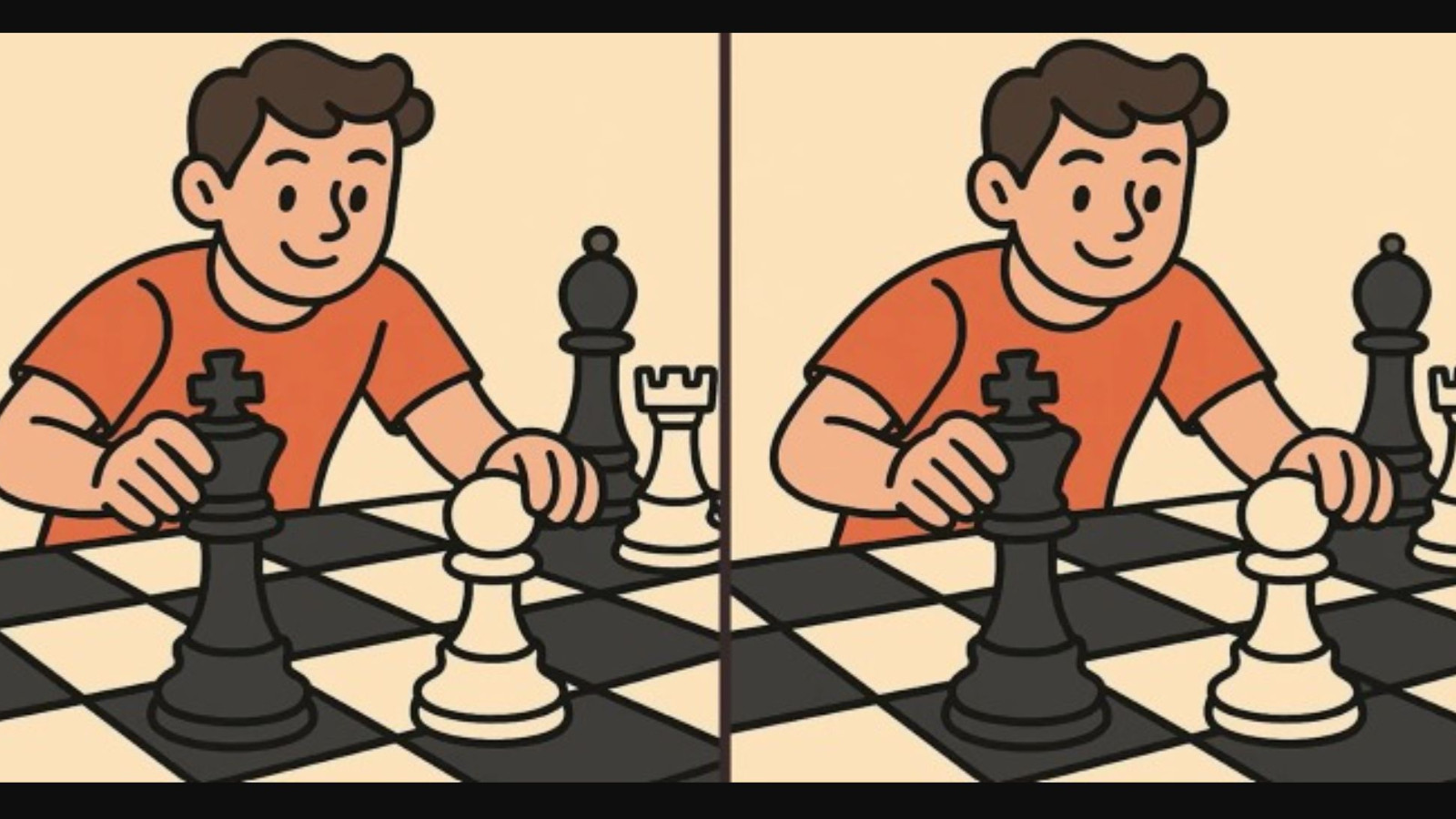 İki adam arasındaki 3 farkı sadece dahiler 12 saniyede buluyor