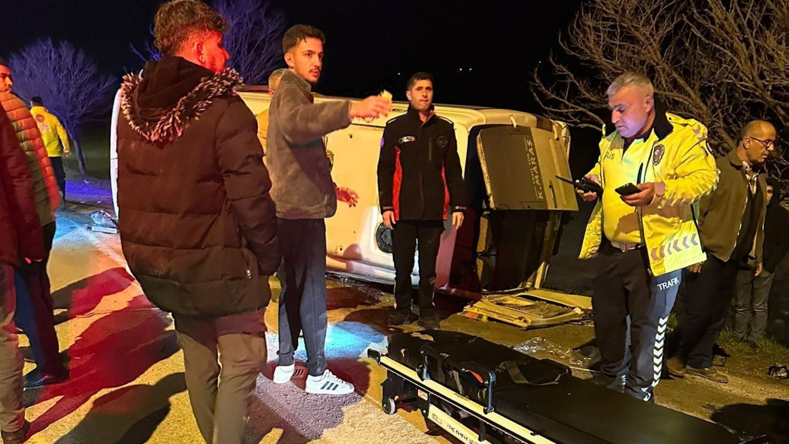 Kahramanmaraş’ta minibüs kazası: 10 yaralı