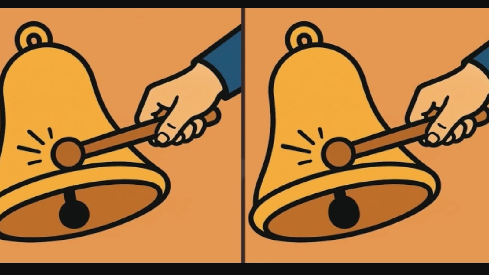 İki çan arasındaki 3 farkı sadece dahiler buluyor