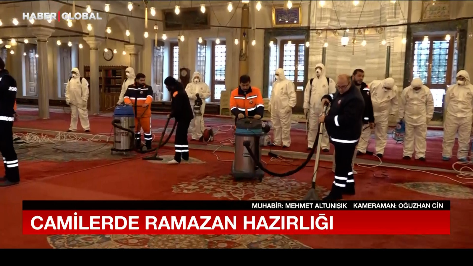 Camilerde Ramazan hazırlığı