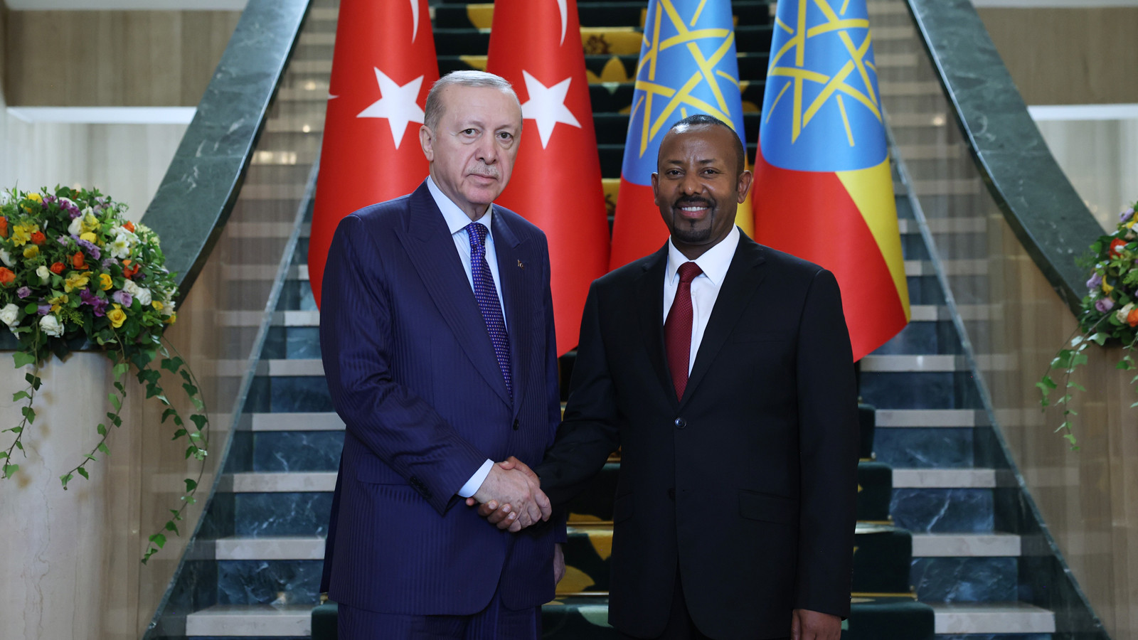 Cumhurbaşkanı Erdoğan, Etiyopya Başbakanı Ahmed Ali ile bir araya geldi