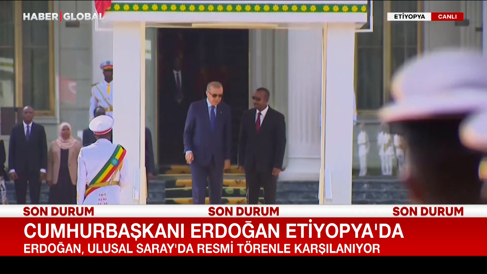 Cumhurbaşkanı Erdoğan Etiyopya'da