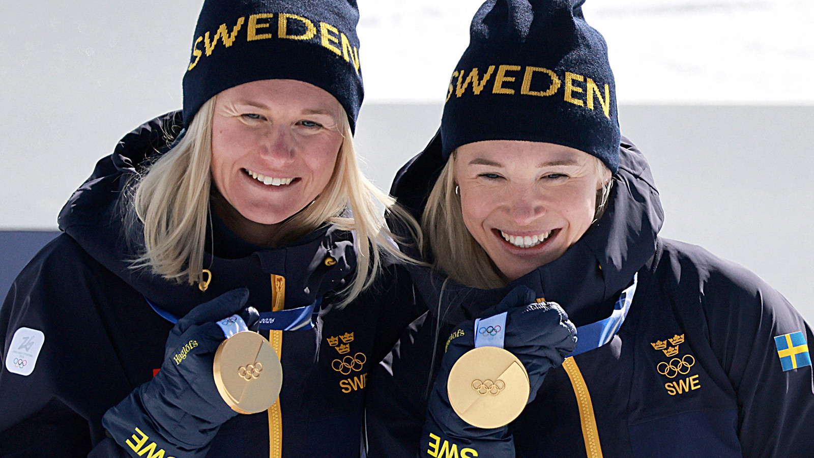 2026 Milano Cortina Kış Olimpiyatları'nda İsveç, kayaklı koşu kadınlar takım sprint serbestte altın madalya kazandı