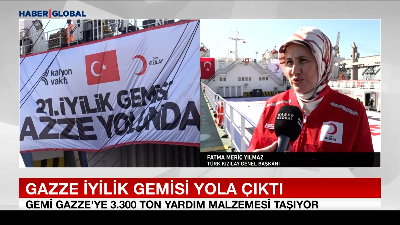 Gazze iyilik gemisi yola çıktı