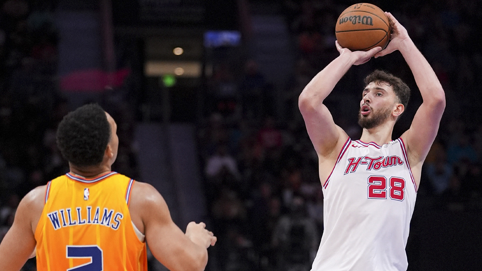 Houston Rockets'ta Alperen Şengün çift haneyi gördü, takımı Durant sırtladı