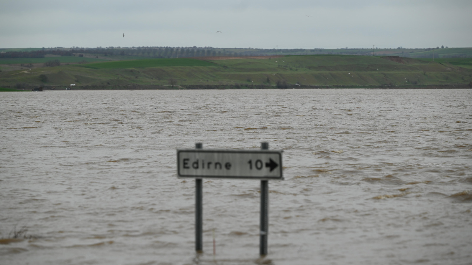 Edirne'de tarihi köprüler kapatıldı, yüzlerce dönümlük alan sulara gömüldü