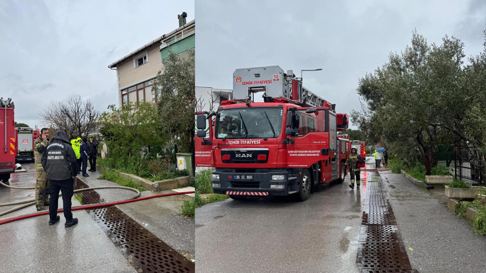 İzmir'de ev yangını: Ölü ve yaralı var
