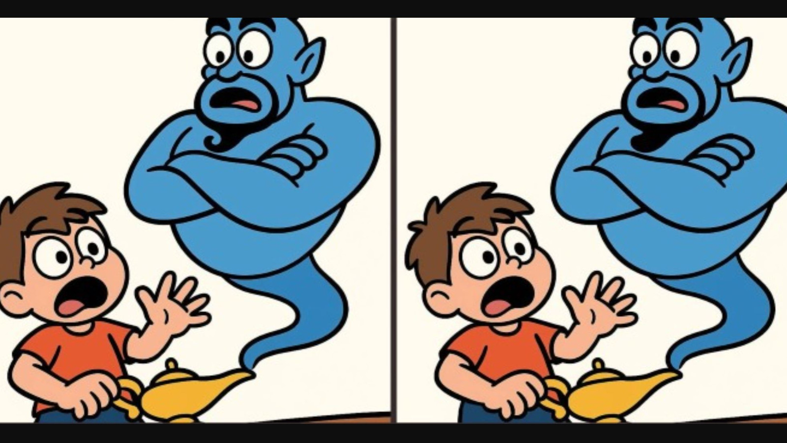 Lambadaki cinden korkan iki adam arasındaki 3 farkı sadece yüksek IQ'su olanlar 12 saniyede buluyor