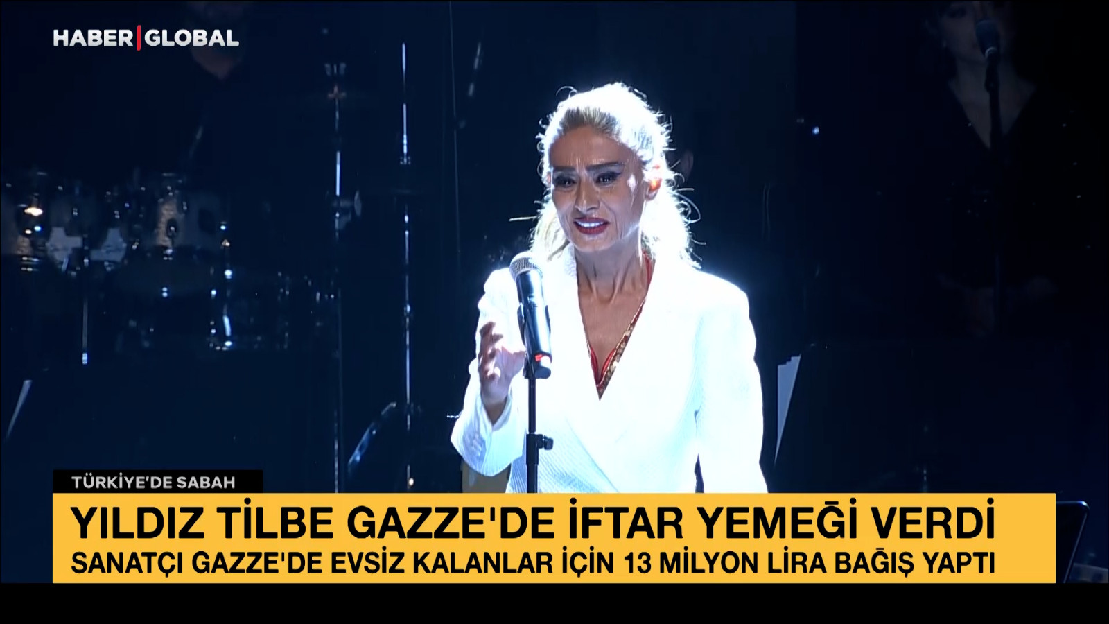 Yıldız Tilbe Gazze'de iftar yemeği verdi, evsiz kalanlar için 13 milyon lira bağış yaptı
