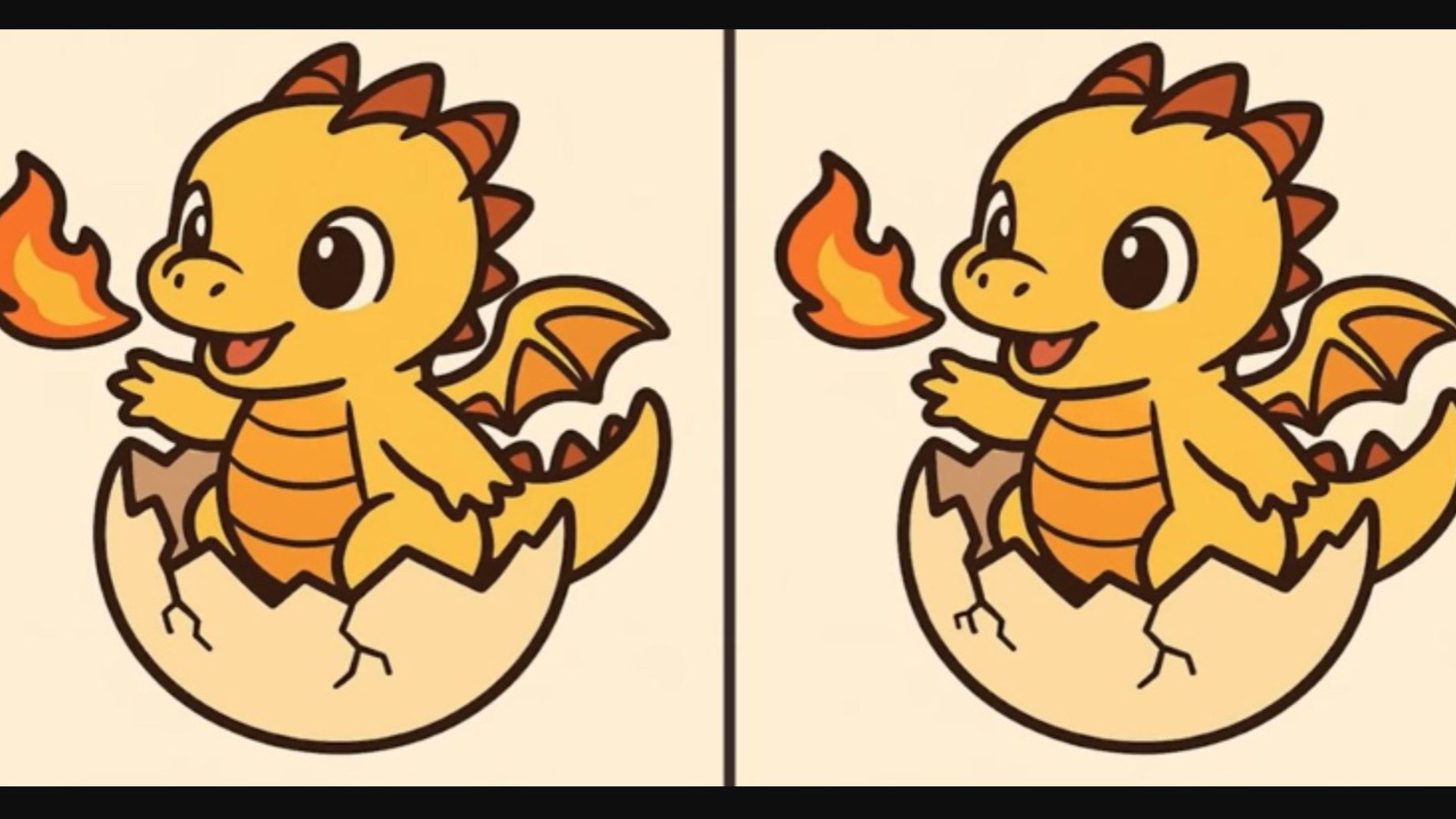 İki yavru ejderha arasındaki 3 farkı sadece dahiler buluyor