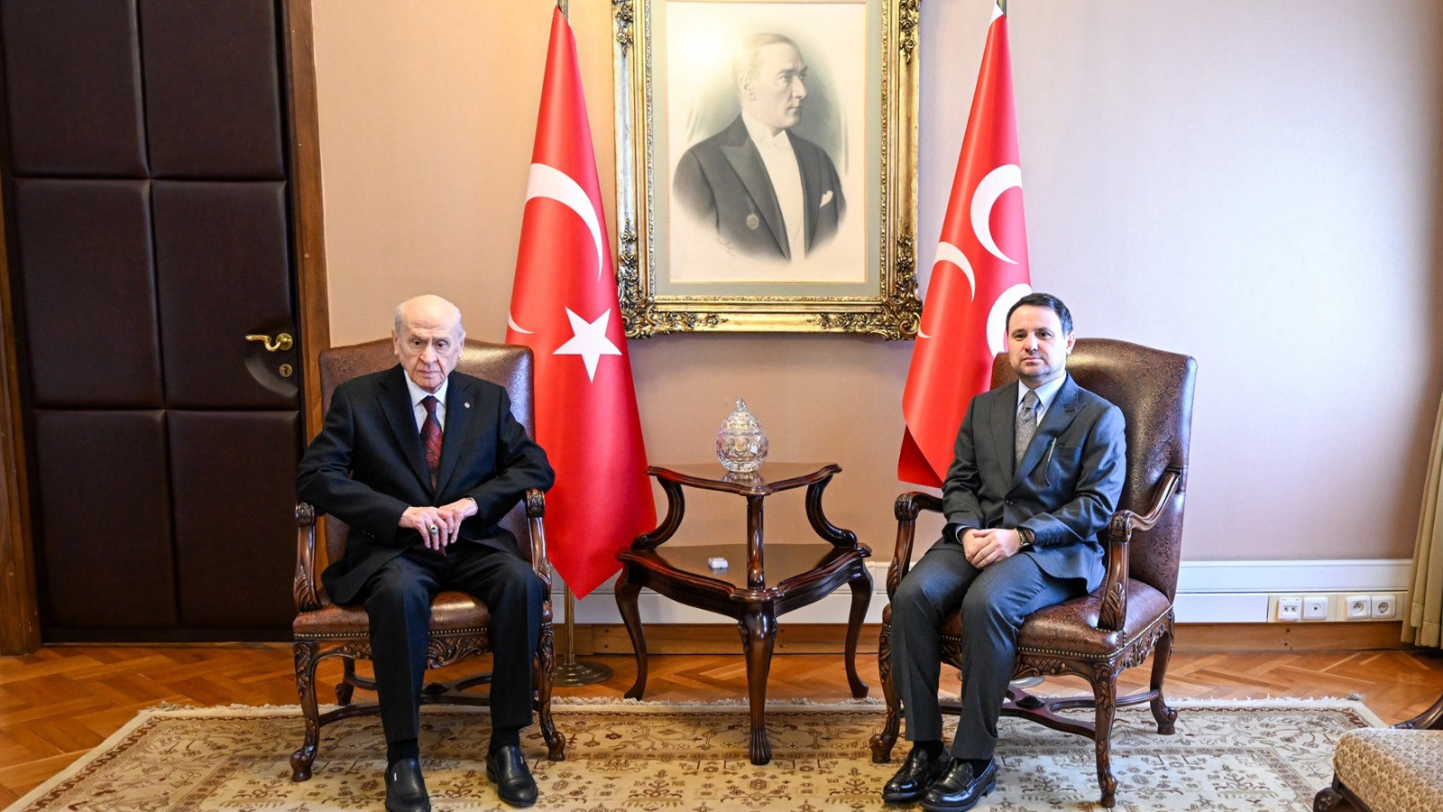 Bakan Gürlek'ten MHP lideri Bahçeli'ye ziyaret