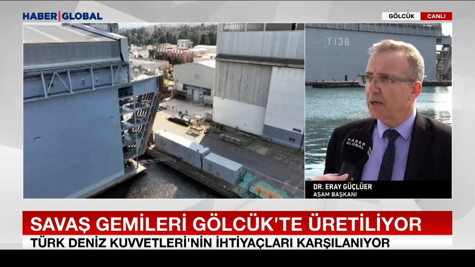 Savaş gemileri Gölcük’te üretiliyor