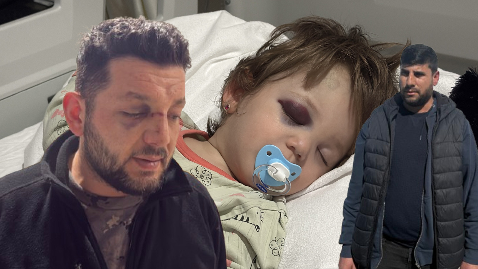 Gürültü kavgasının görüntüleri ortaya çıktı... 14 aylık bebek hastanelik olmuştu