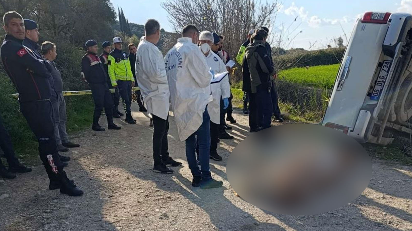 Tarla yolu tartışması kanlı bitti! Yaşlı adam komşusunu ezerek öldürdü