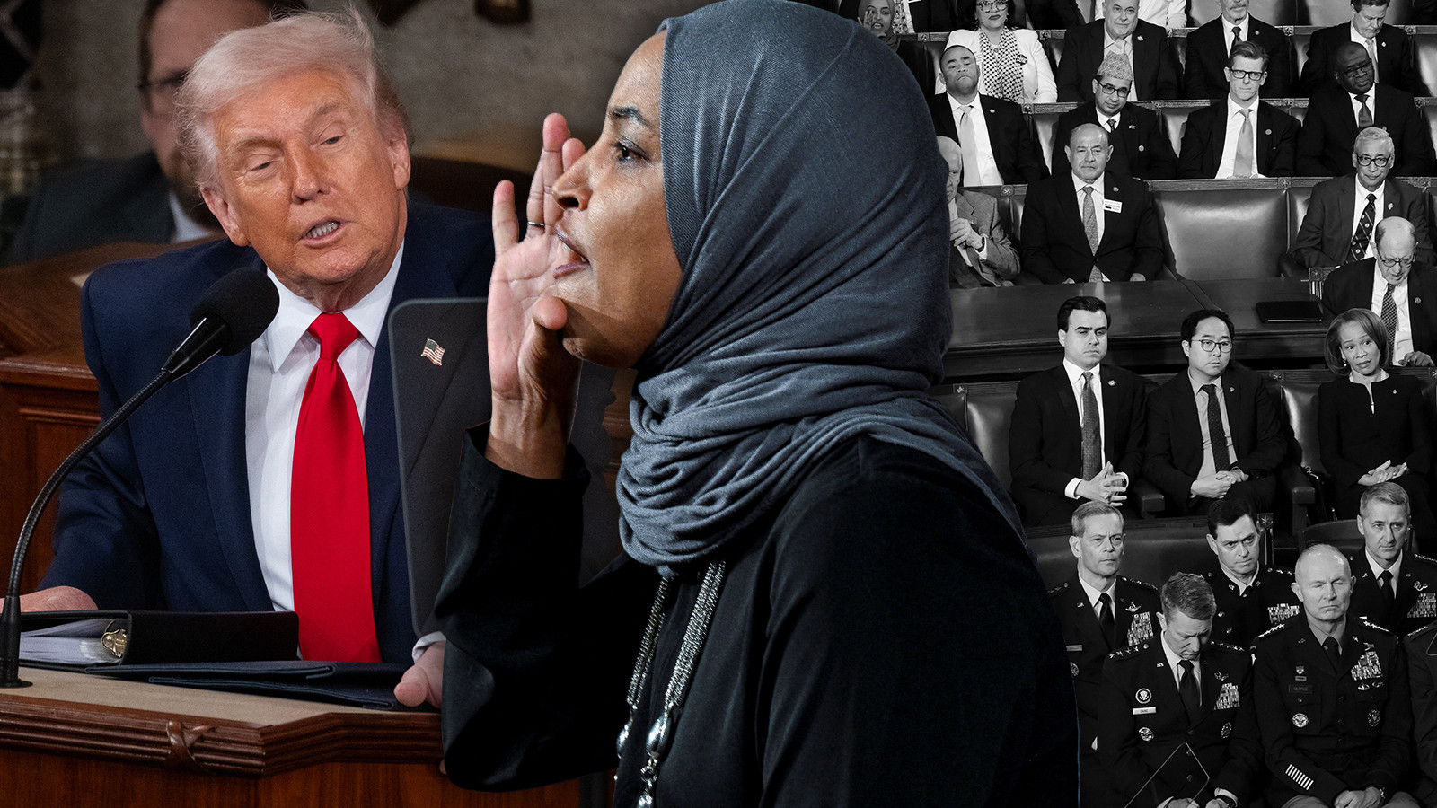 Trump'ın konuşması sırasında protesto! Defalarca bağırdı: Amerikalıları öldürdünüz