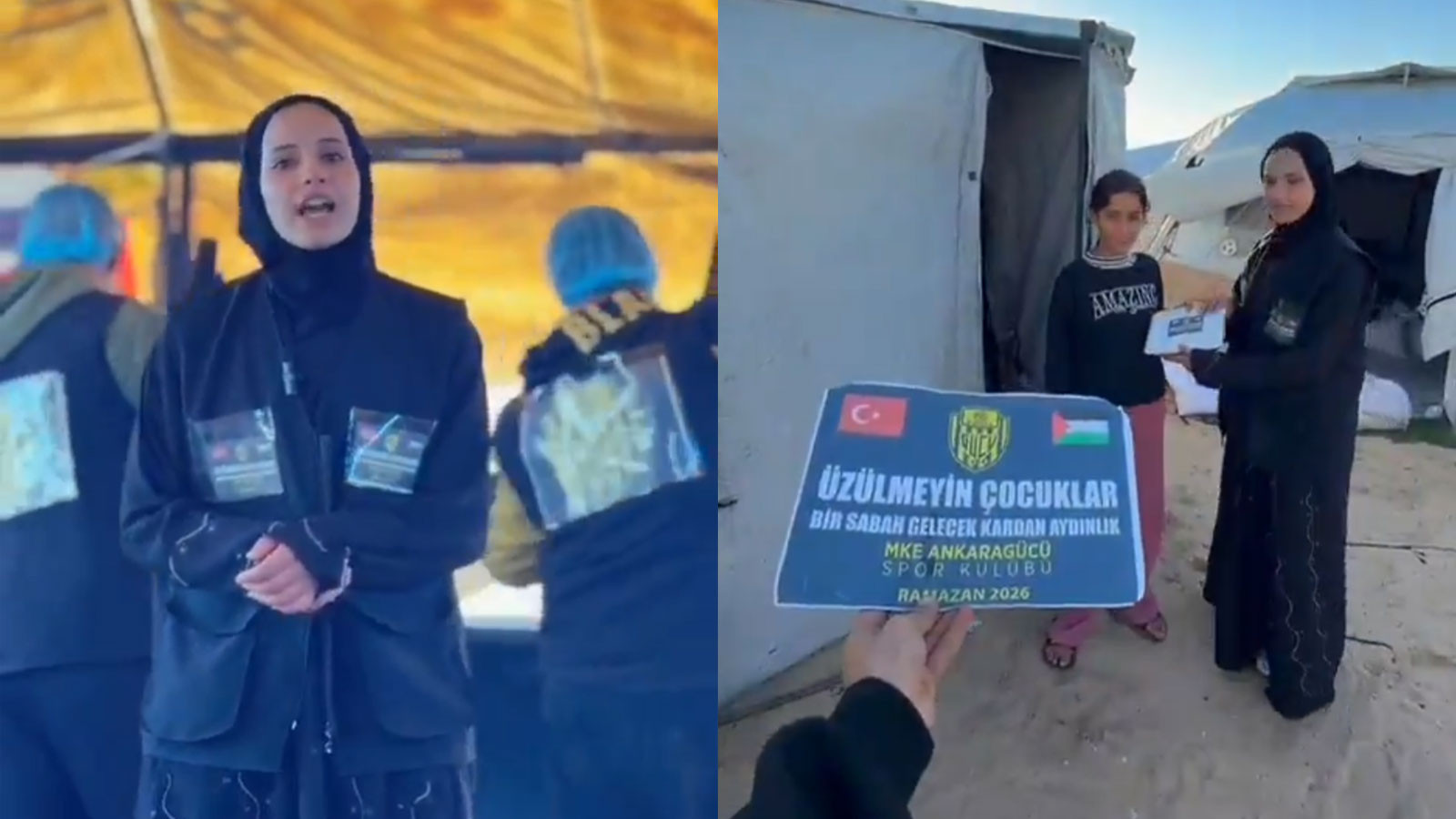 Ankaragücü Gazze'de iftar verdi