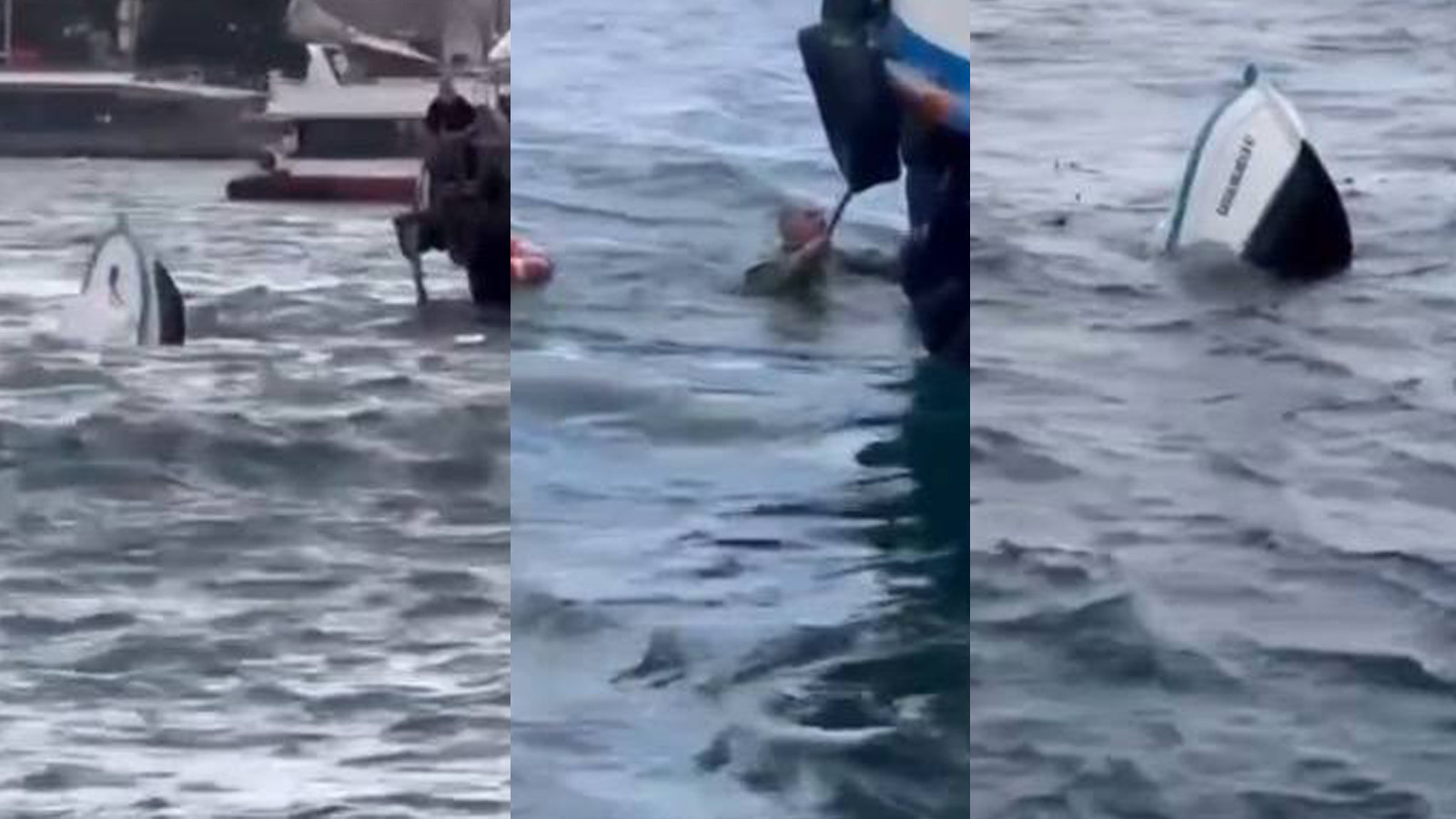 Karaköy'de yolcu vapuru tekneye çarptı!