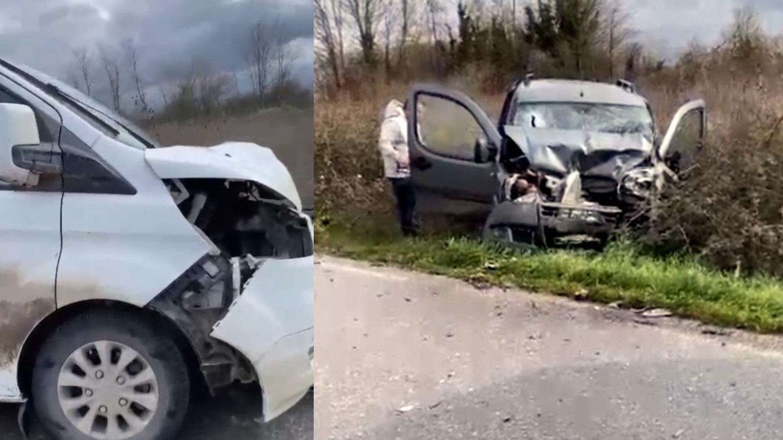 Sakarya'da iki araç kafa kafaya çarpıştı: Ölü ve yaralılar var