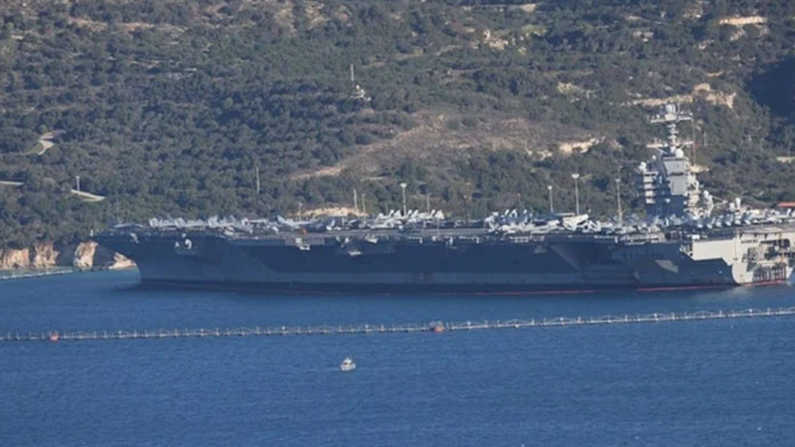 ABD'ye ait Gerald R. Ford uçak gemisi İsrail kıyılarına ulaştı