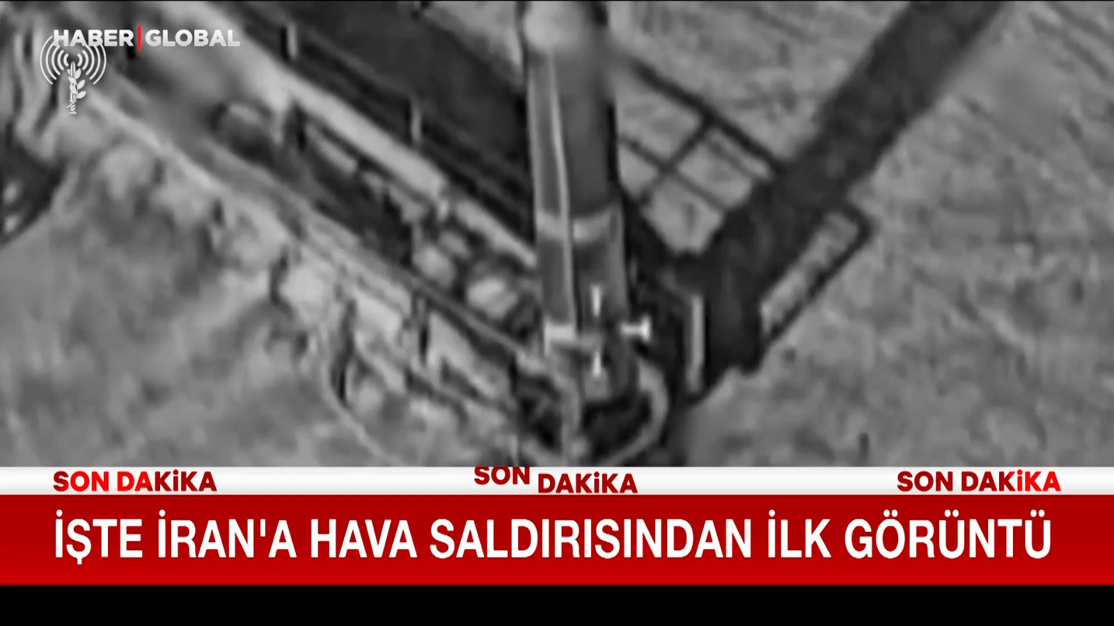 İşte İran’a hava saldırısından ilk görüntü!