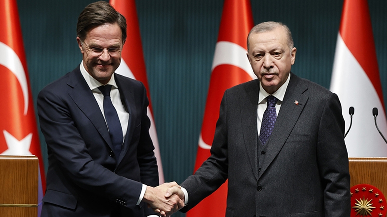 Cumhurbaşkanı Erdoğan NATO Genel Sekreteri Rutte ile görüştü