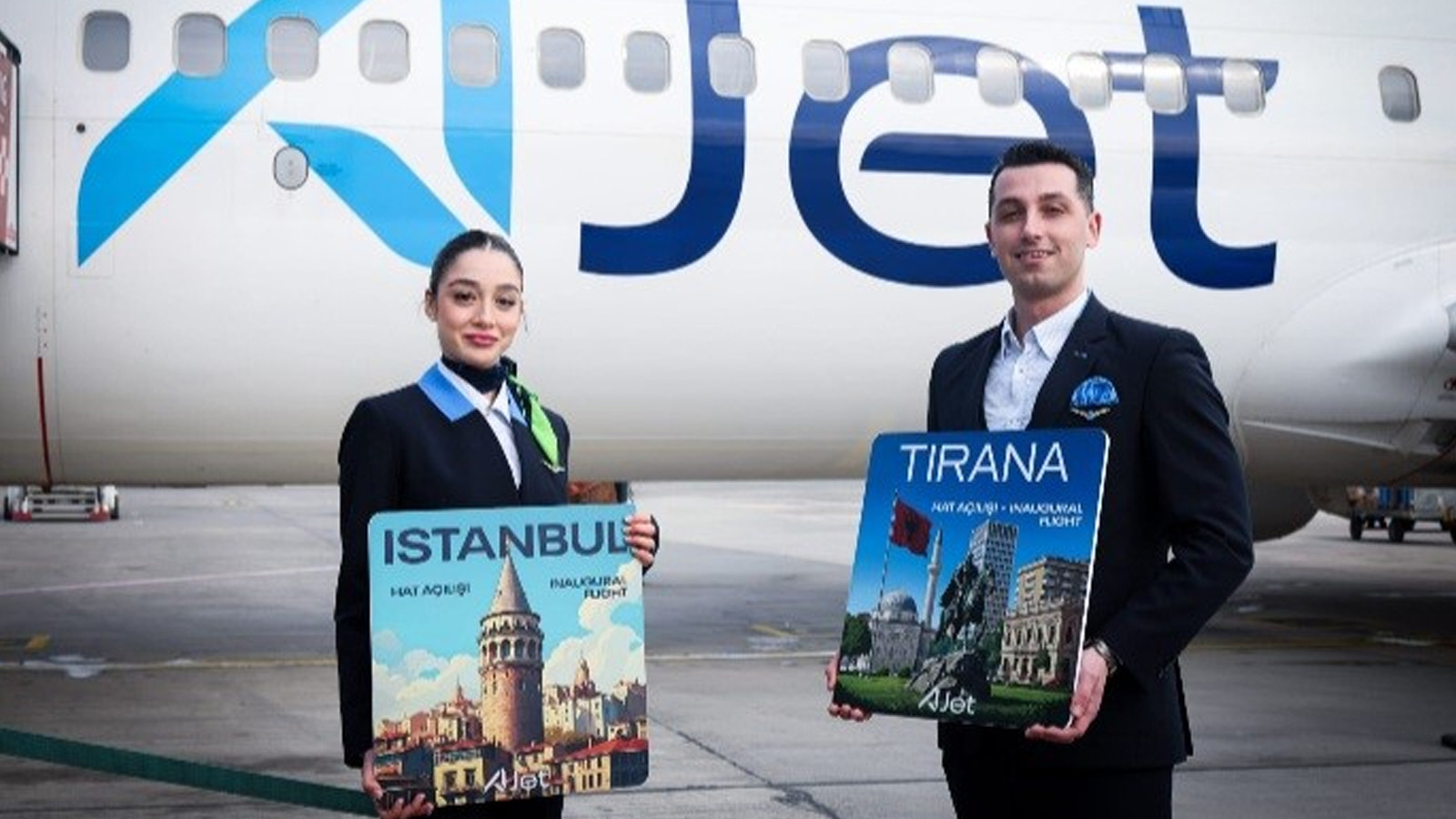AJet, Arnavutluk başkenti Tiran seferlerini başlattı