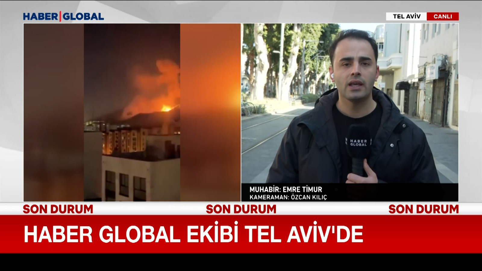 Haber Global ekibi Tel Aviv’de