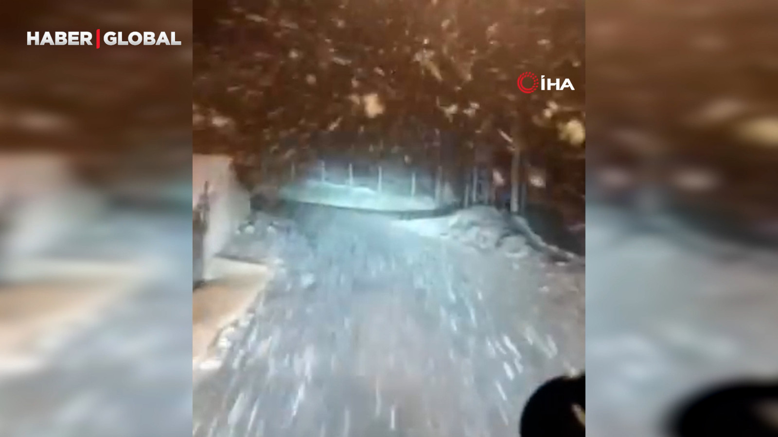 Mart ayında Diyarbakır'da lapa lapa kar yağdı