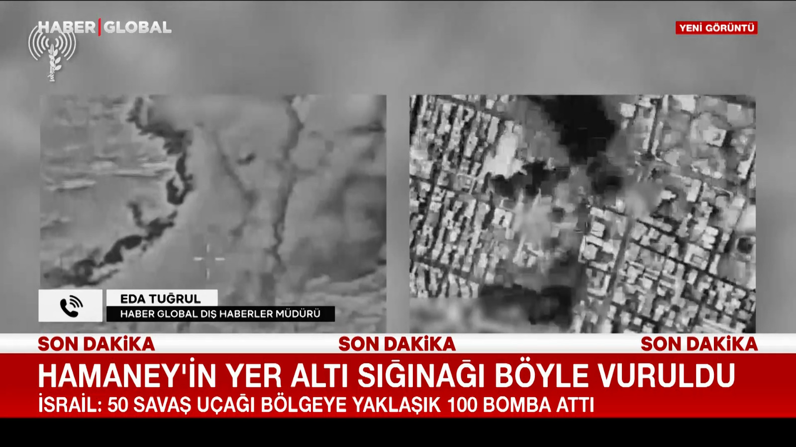Hamaney'in yer altı sığınağı böyle vuruldu