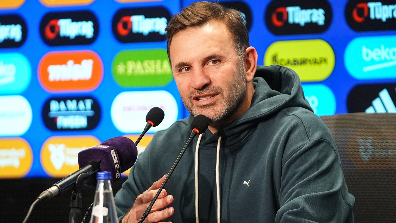 Okan Buruk: "İyi mücadele ederek çok önemli bir galibiyet aldık"