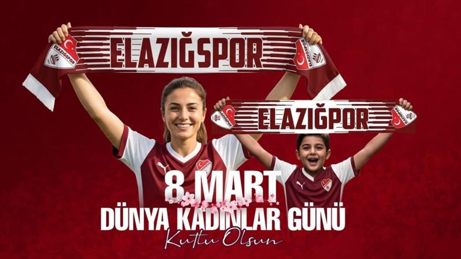Elazığspor’dan kadın taraftarlara jest