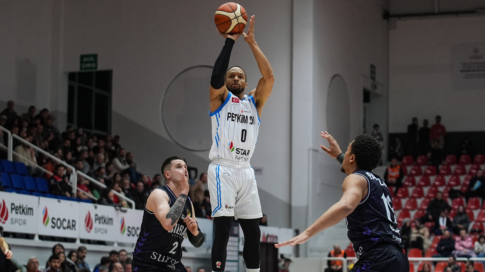 Aliağa Petkimspor, Europe Cup'ta Bilbao Basket'e mağlup oldu